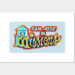 San Jose Missions Baseball Posters and Art